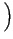$\displaystyle \left.\vphantom{ 1+\frac{S}{N}}\right)$