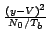 $\scriptstyle {\frac{{(y-V)^{2}}}{{N_{0}/T_{b}}}}$